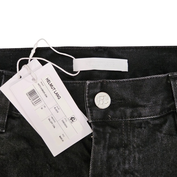 Helmut Lang Moto Jeans in black 34 006DM204 $425 - Picture 4 of 7